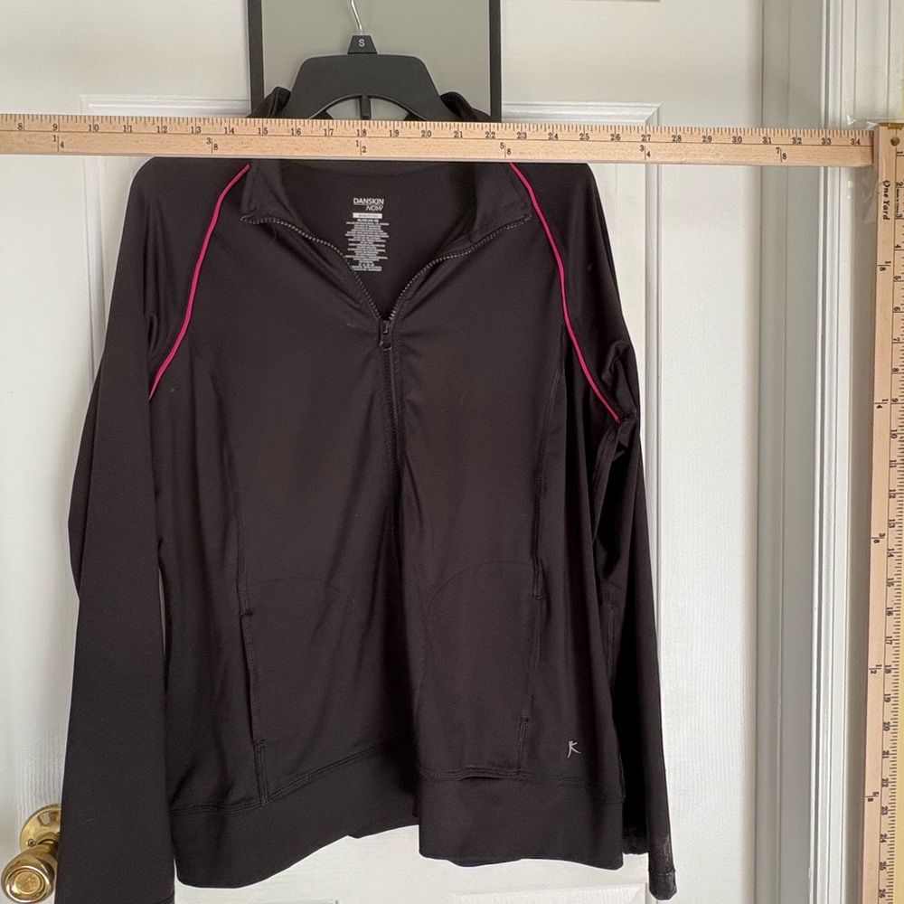 Danskin Now Semi-Fitted Jacket and wide leg fleece lined matching pants